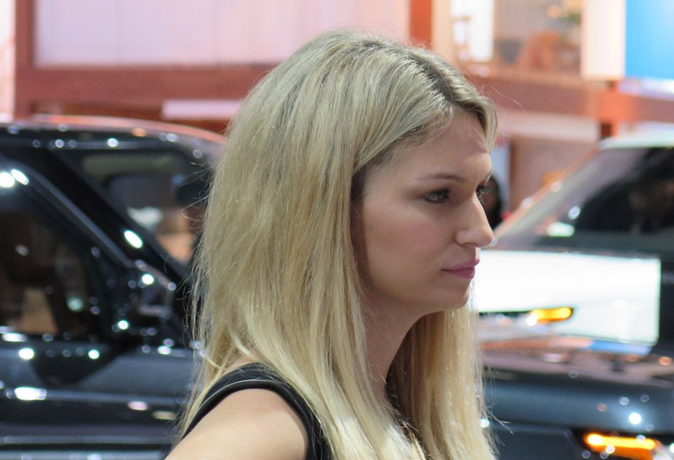 Las chicas del Salón de Detroit 2014