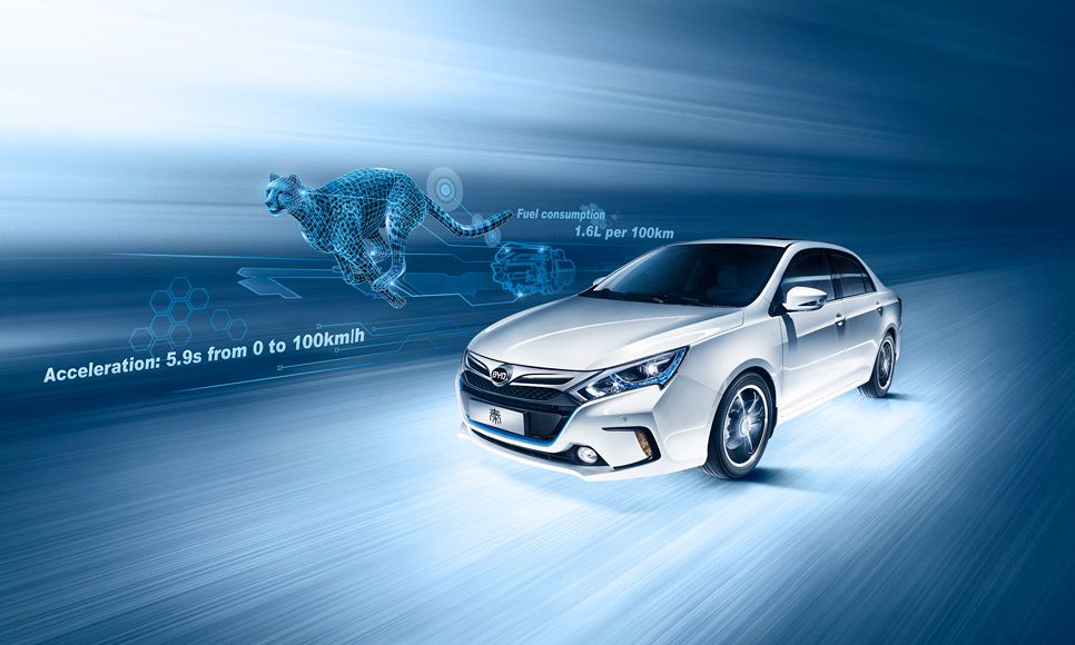 BYD Qin, la berlina híbrida china