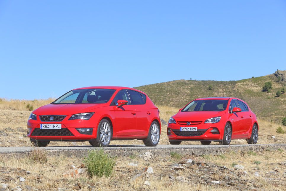 Comparativa: Opel Astra CDTi biturbo vs Seat León TDI FR
