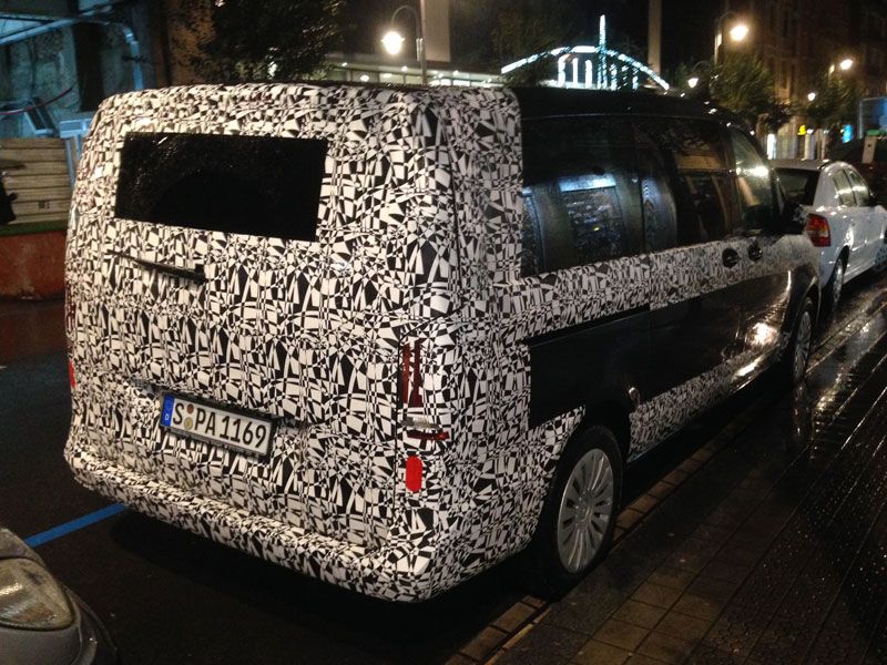 La nueva Mercedes Viano, pillada