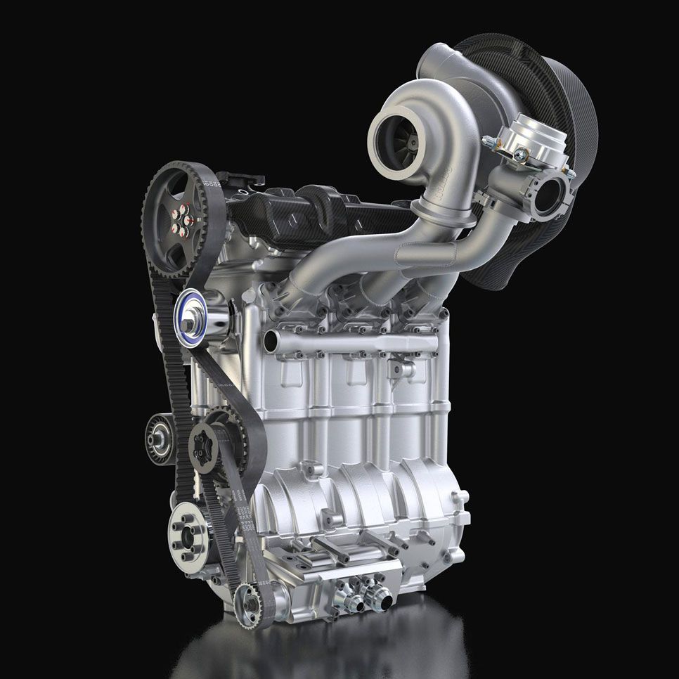 Motor de gasolina 1.5 de 400 CV para el Nissan ZEOD RC