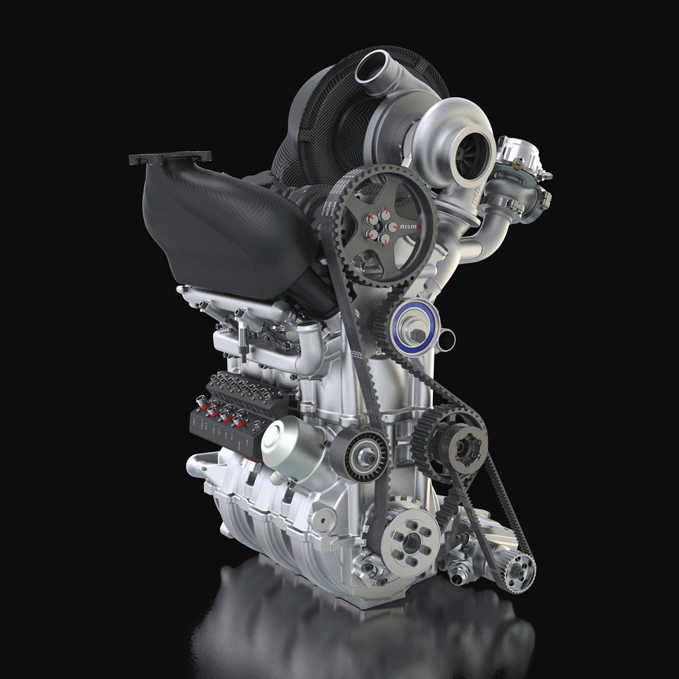 Motor de gasolina 1.5 de 400 CV para el Nissan ZEOD RC