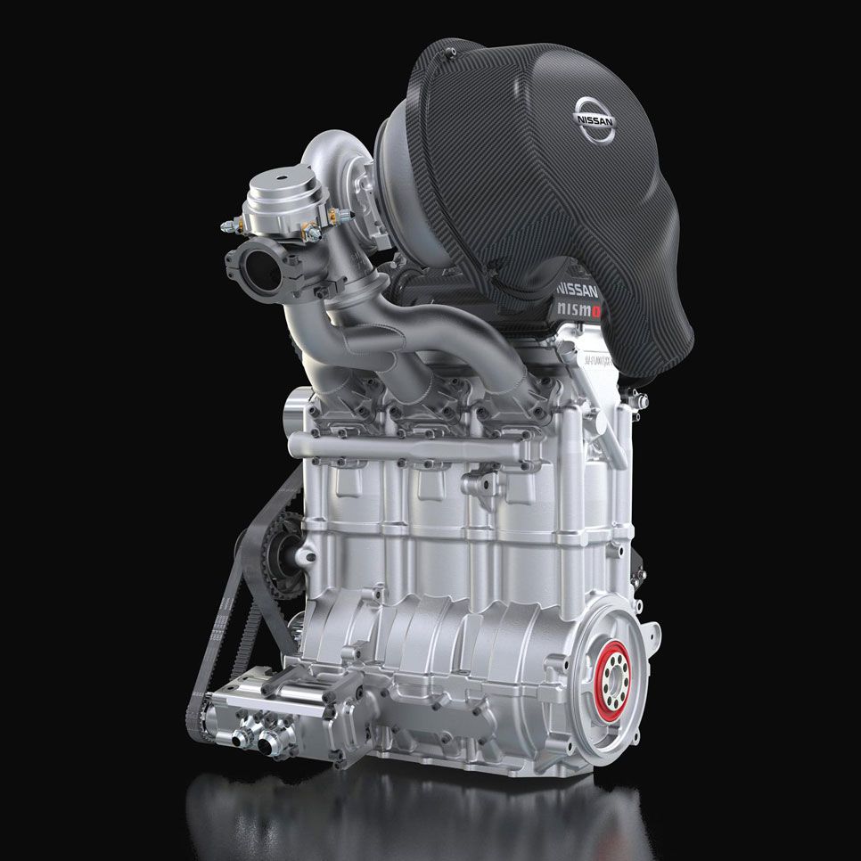 Motor de gasolina 1.5 de 400 CV para el Nissan ZEOD RC