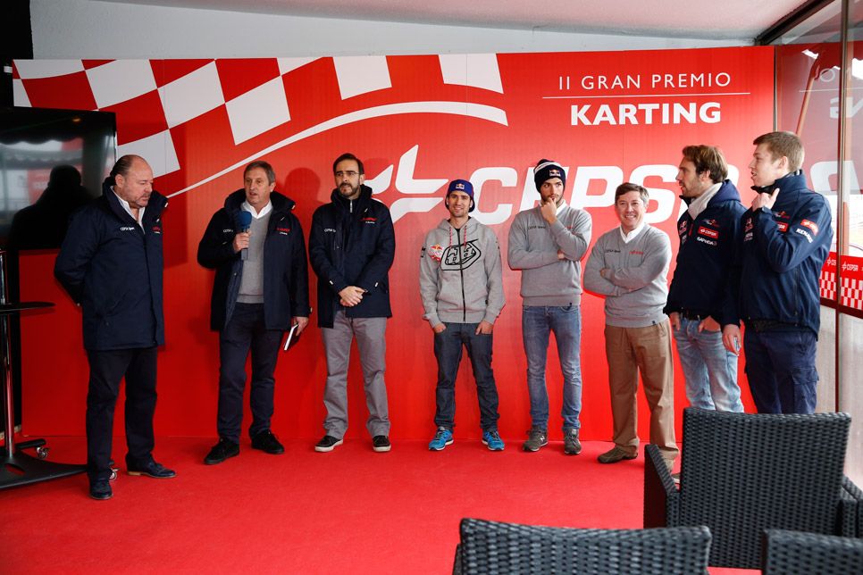 Una jornada de karting con los pilotos CEPSA