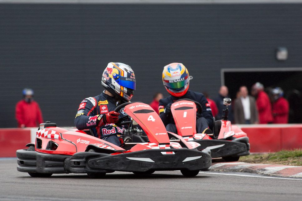 Una jornada de karting con los pilotos CEPSA