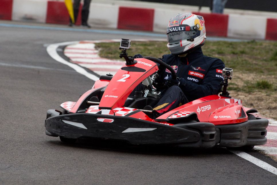 Una jornada de karting con los pilotos CEPSA