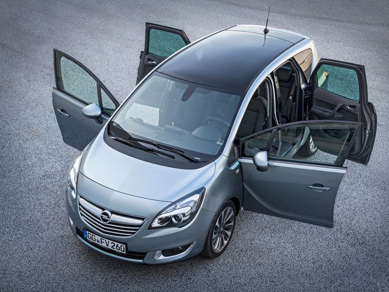 Sistema FlexDoors del Opel Meriva