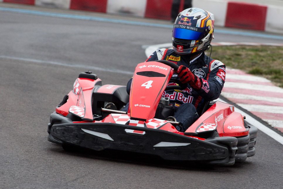 Una jornada de karting con los pilotos CEPSA