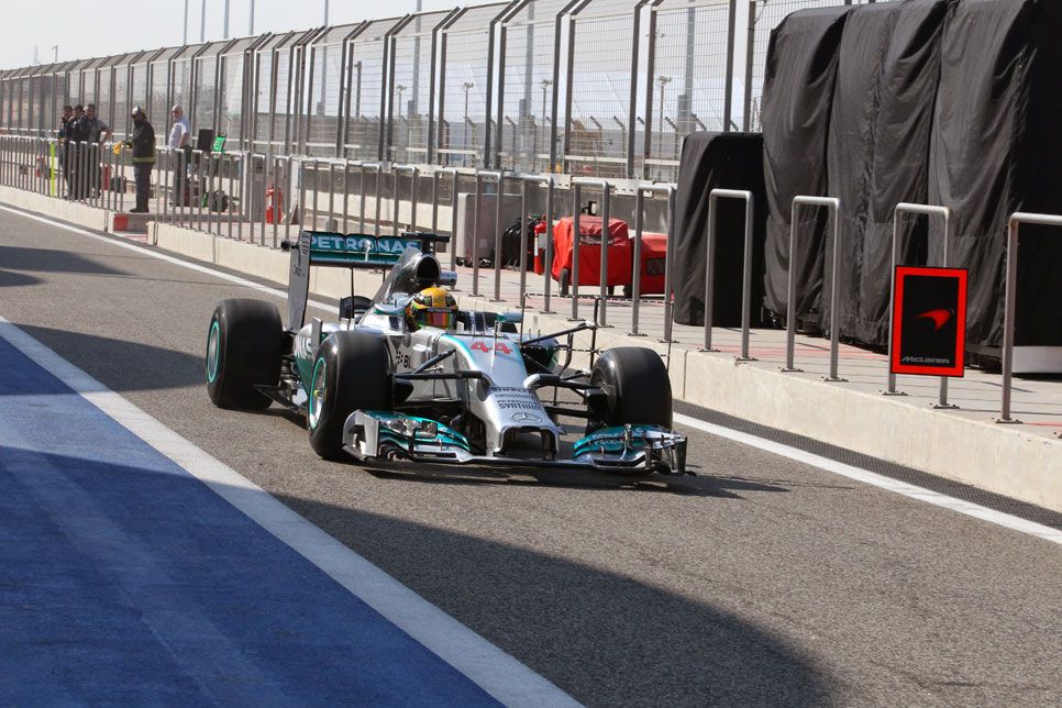 Primera jornada de tests de Fórmula 1 en Bahrein