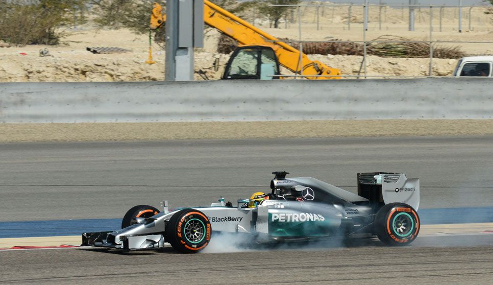 Primera jornada de tests de Fórmula 1 en Bahrein