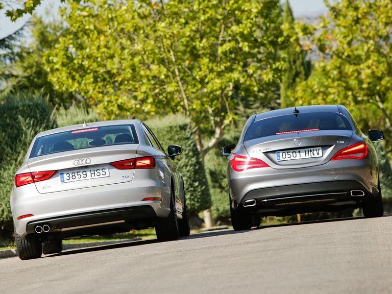 Mercedes CLA vs Audi A3 Sedan