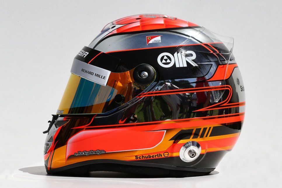 Los cascos de Fórmula 1 en el GP de Australia