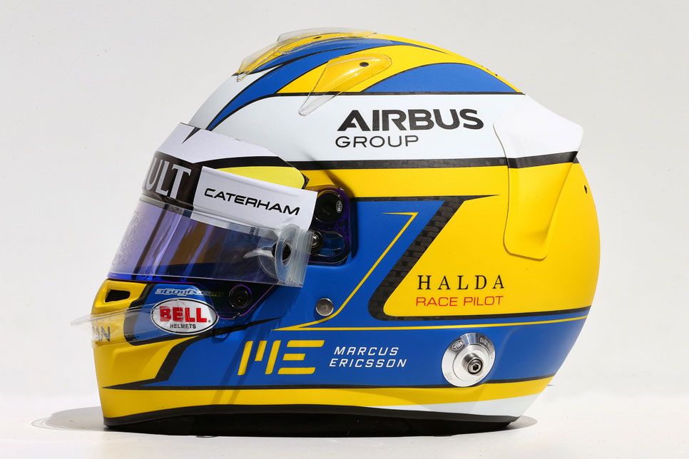 Los cascos de Fórmula 1 en el GP de Australia