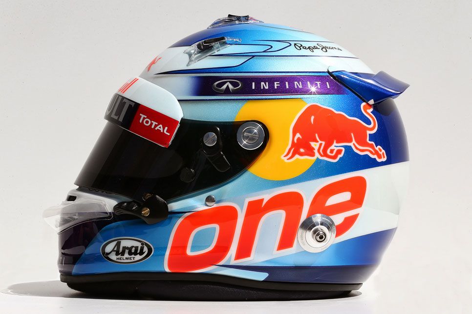 Los cascos de Fórmula 1 en el GP de Australia