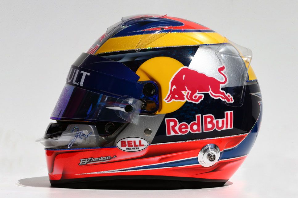 Los cascos de Fórmula 1 en el GP de Australia