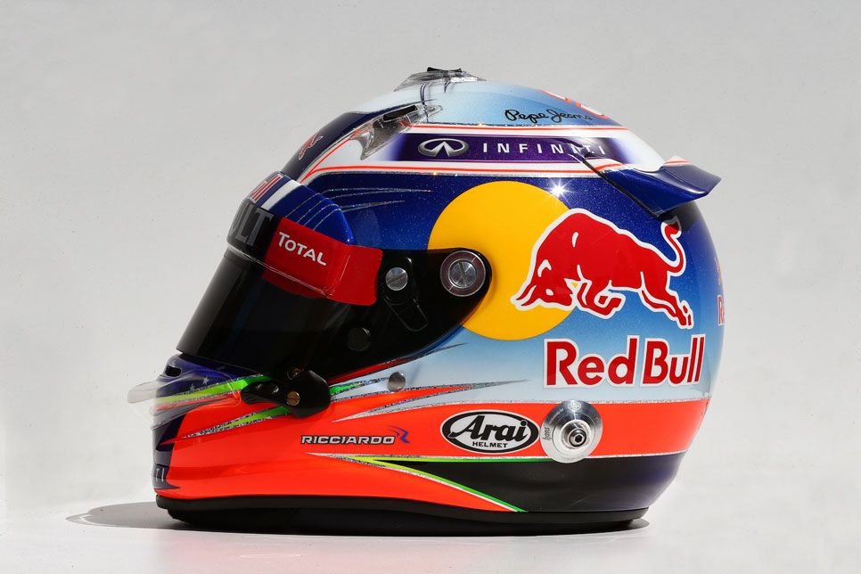 Los cascos de Fórmula 1 en el GP de Australia