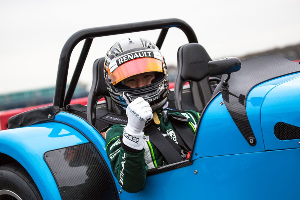 Kobayashi se sube al Caterham Seven 620 R