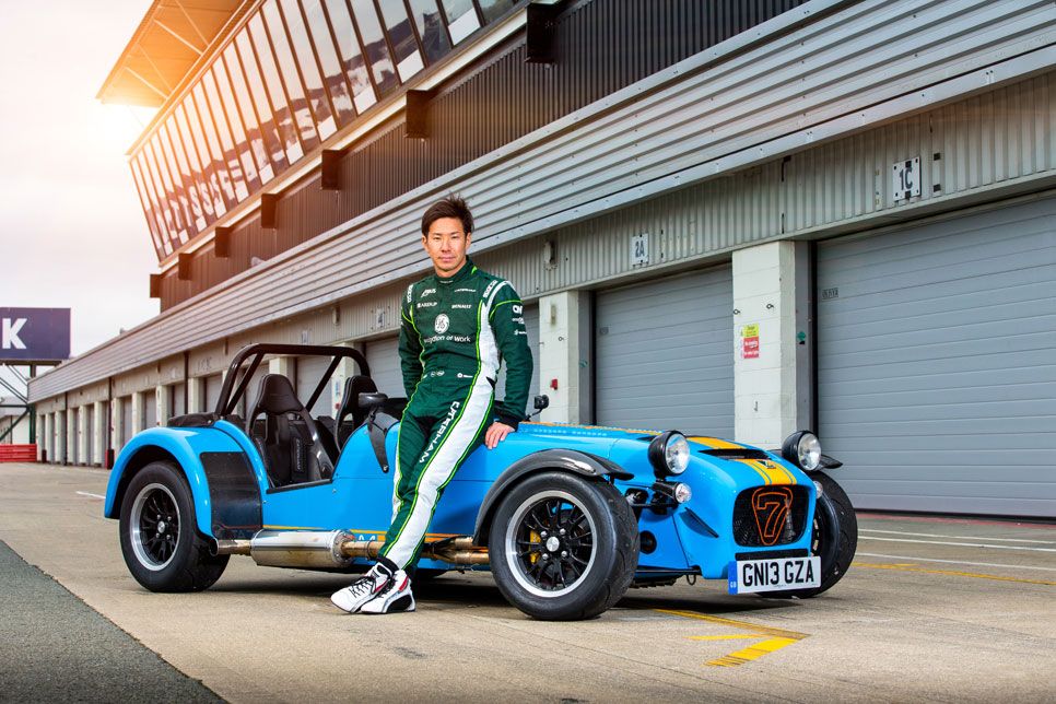 Kobayashi se sube al Caterham Seven 620 R