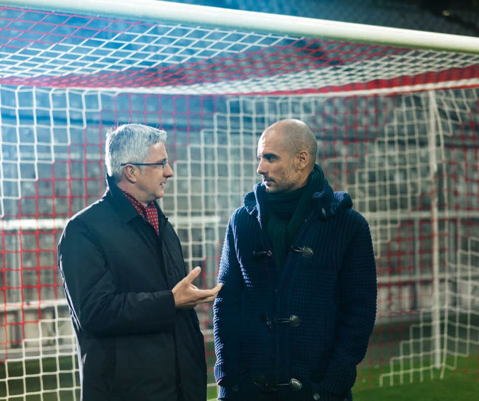 Entrevista a Pep Guardiola y Rupert Stadler: dos genios de la estrategia