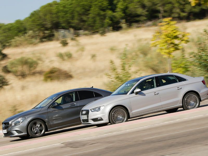 Comparativa: Mercedes CLA 220 CDI vs Audi A3 Sedán 2.0 TDI