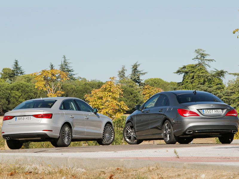 Mercedes CLA 220 CDI vs Audi A3 Sedán 2.0 TDI