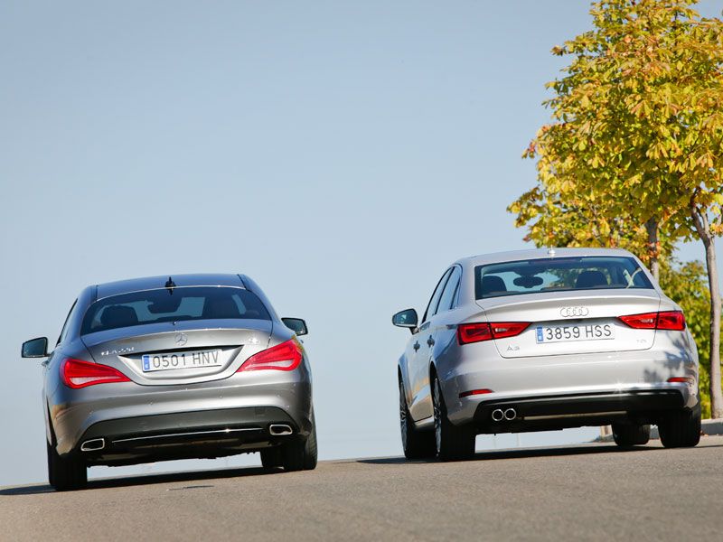 Comparativa: Mercedes CLA 220 CDI vs Audi A3 Sedán 2.0 TDI