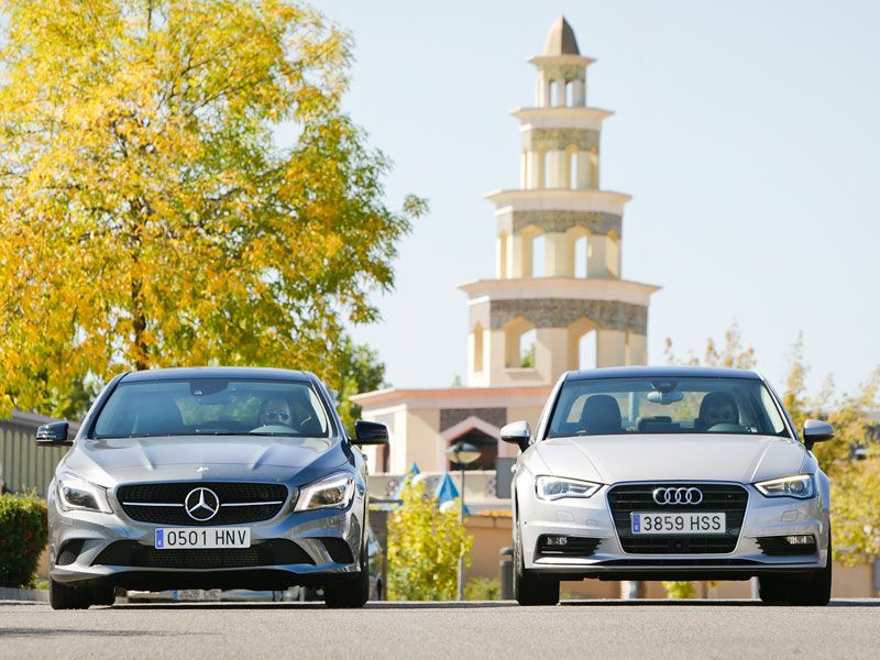 Comparativa: Mercedes CLA 220 CDI vs Audi A3 Sedán 2.0 TDI
