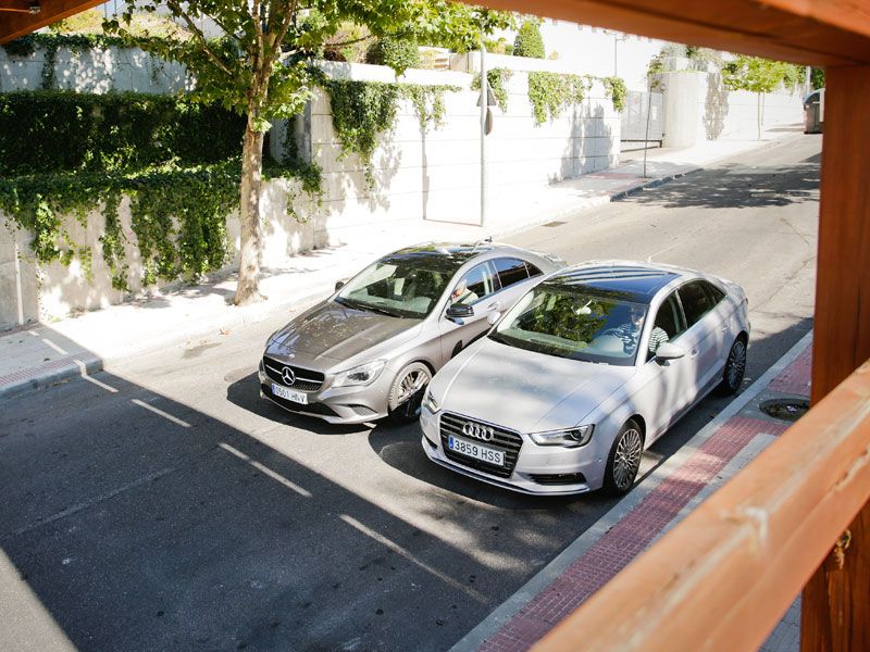 Comparativa: Mercedes CLA 220 CDI vs Audi A3 Sedán 2.0 TDI