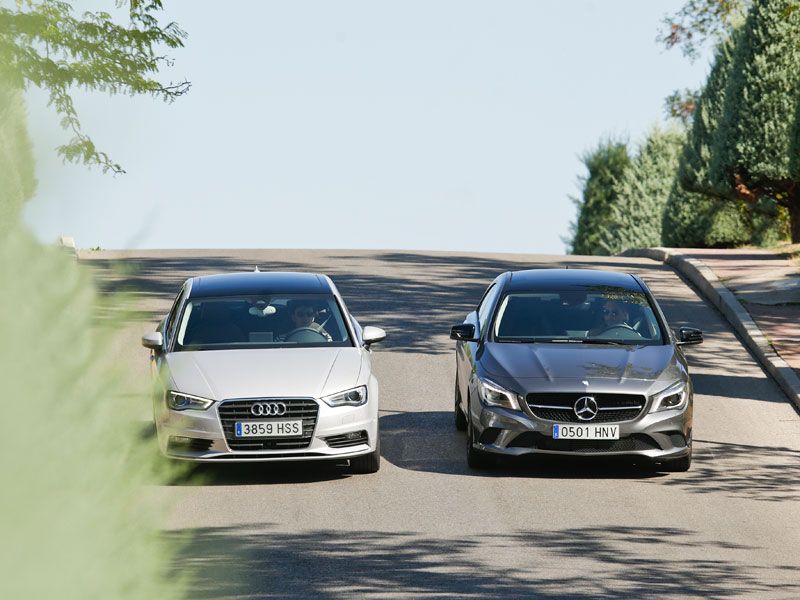 Comparativa: Mercedes CLA 220 CDI vs Audi A3 Sedán 2.0 TDI