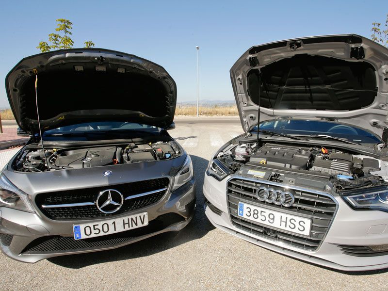 Comparativa: Mercedes CLA 220 CDI vs Audi A3 Sedán 2.0 TDI