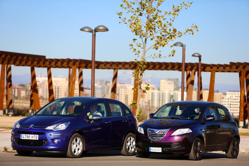 Comparativa:Citroën C3 frente a Lancia Ypsilon