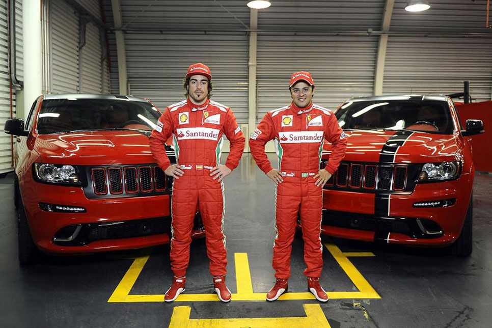 Los coches de calle de los pilotos de Fórmula 1