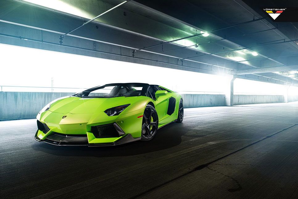 Lamborghini Aventador Roadster The Hulk por Vorsteiner