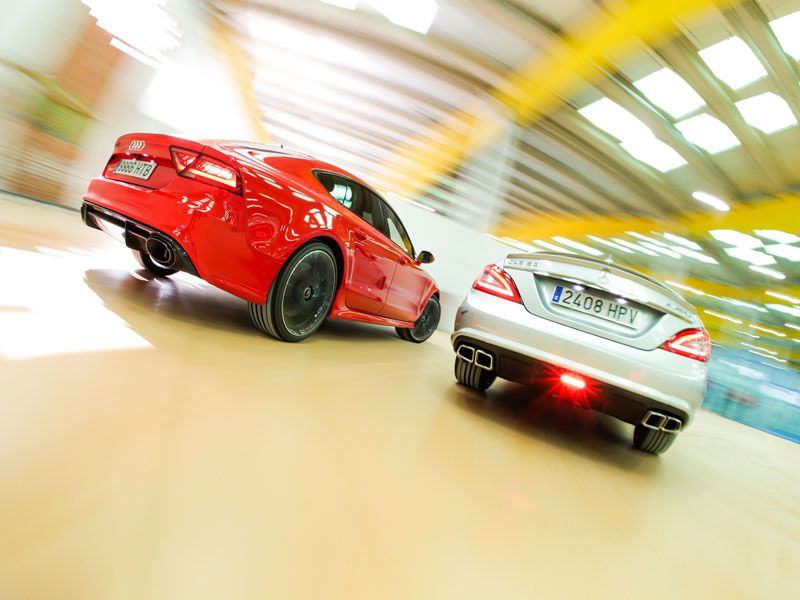 Comparativa: Audi RS7 vs Mercedes CLS 63 AMG, RS contra AMG