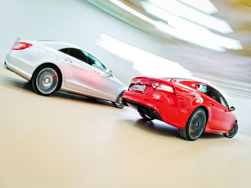 Comparativa: Audi RS7 vs Mercedes CLS 63 AMG, RS contra AMG
