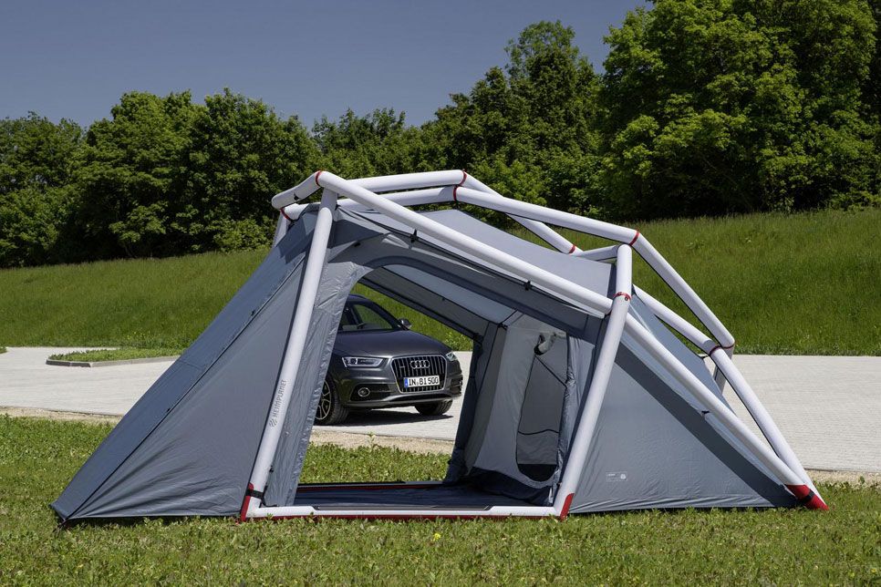 Audi Q3 Camping Tent, con la casa a cuestas
