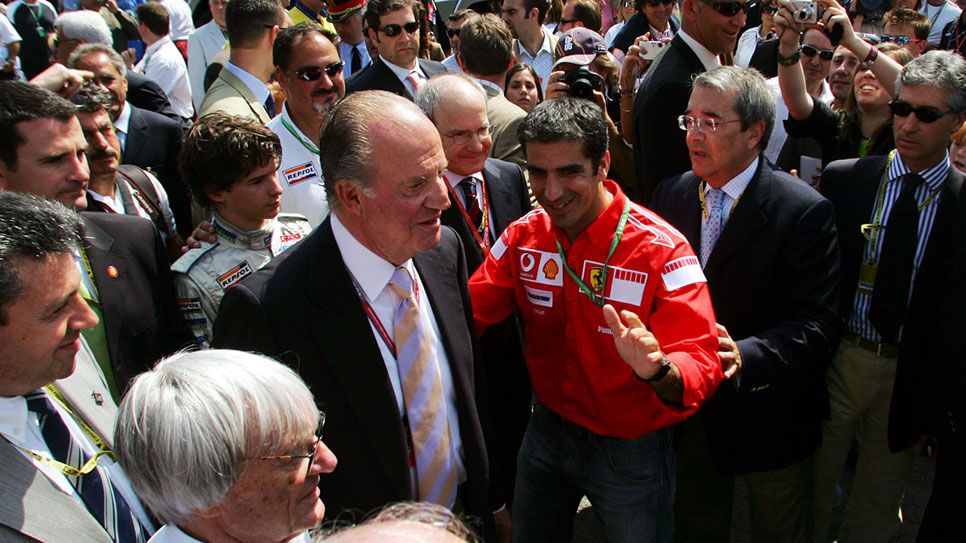 Juan Carlos I, el mayor aficionado a la F1