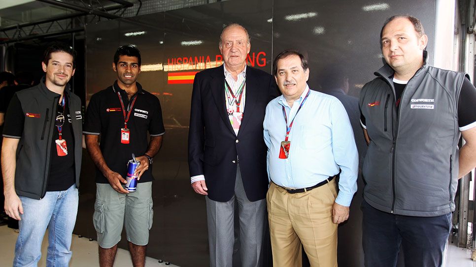 Juan Carlos I, el mayor aficionado a la F1
