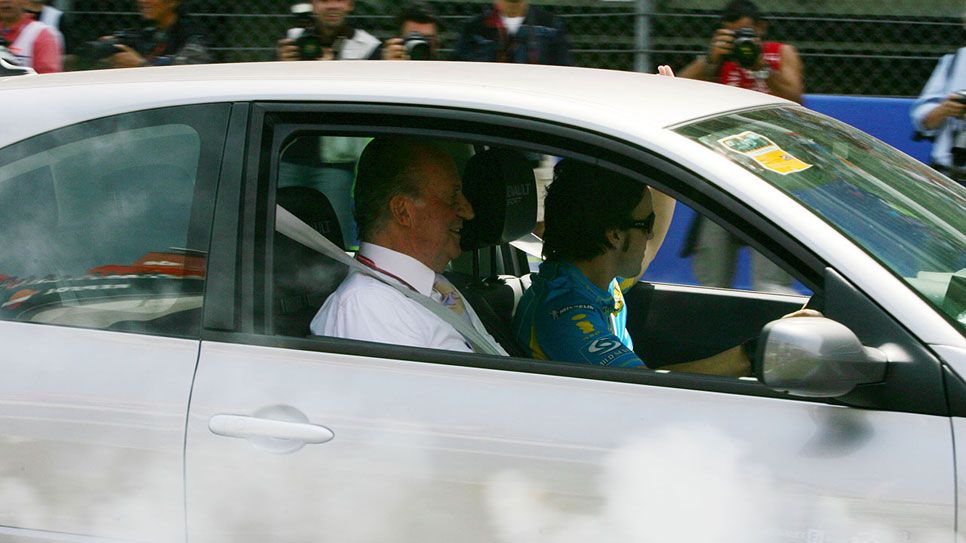 Juan Carlos I, el mayor aficionado a la F1