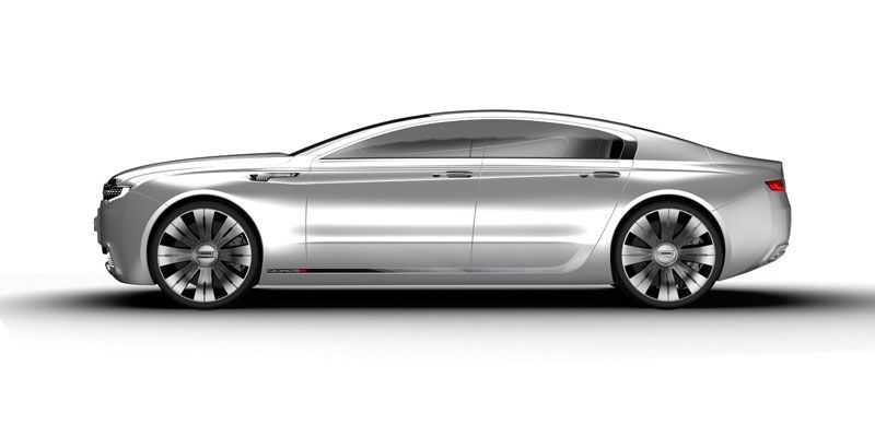 Qoros 9 Sedán Concept, la berlina de lujo china
