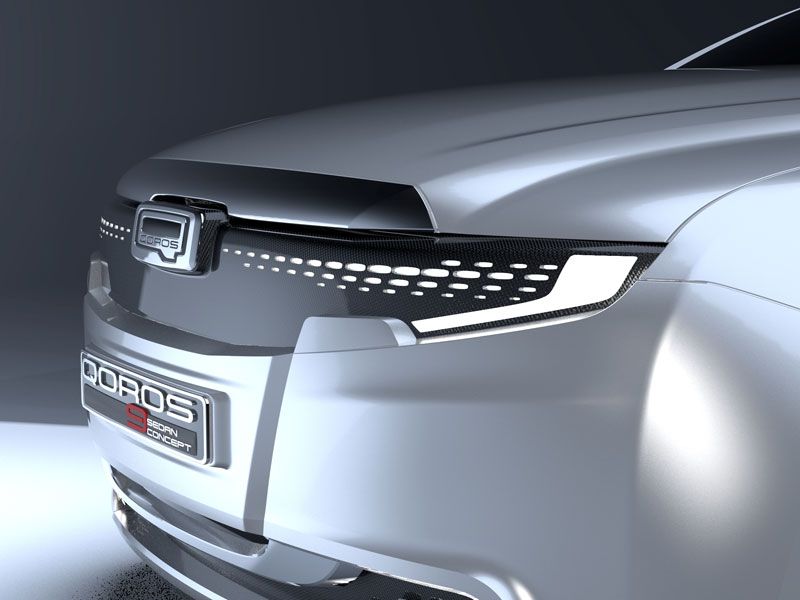 Qoros 9 Sedán Concept, la berlina de lujo china
