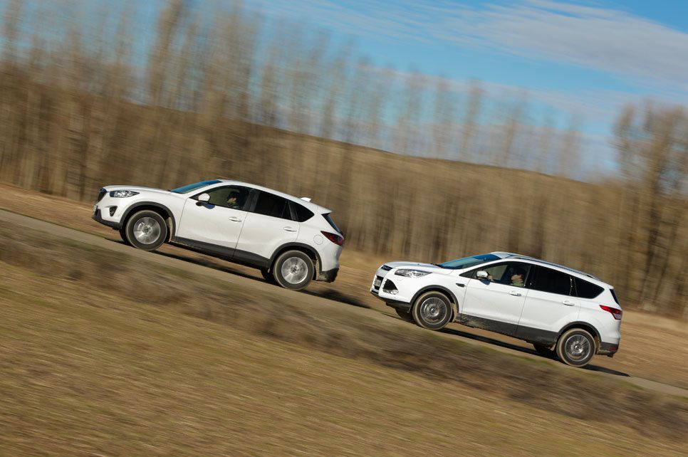 Comparativa: Ford Kuga 1.6 EcoBoost 4x2 vs Mazda CX-5 2.0 165 2WD