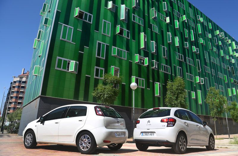 Comparativa: Fiat Punto 1.4 GLP y Citroën C3 1.4 GLP