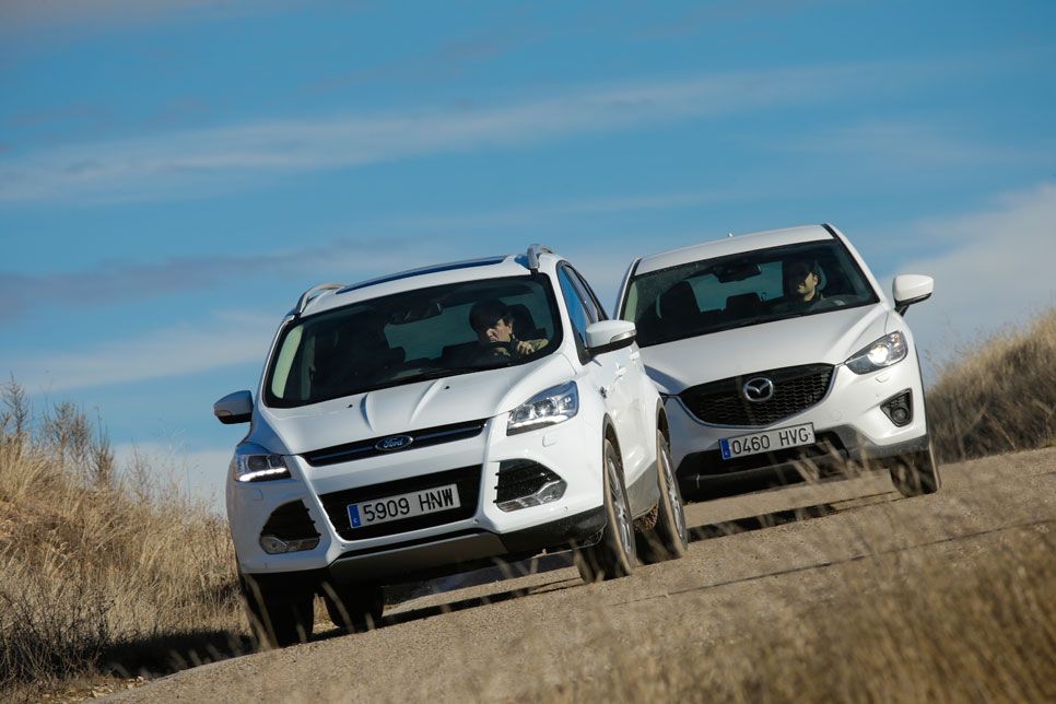 Comparativa: Ford Kuga 1.6 EcoBoost 4x2 vs Mazda CX-5 2.0 165 2WD