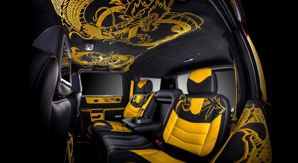 Un Hummer H2 a la china, ¡con dragón incluido!