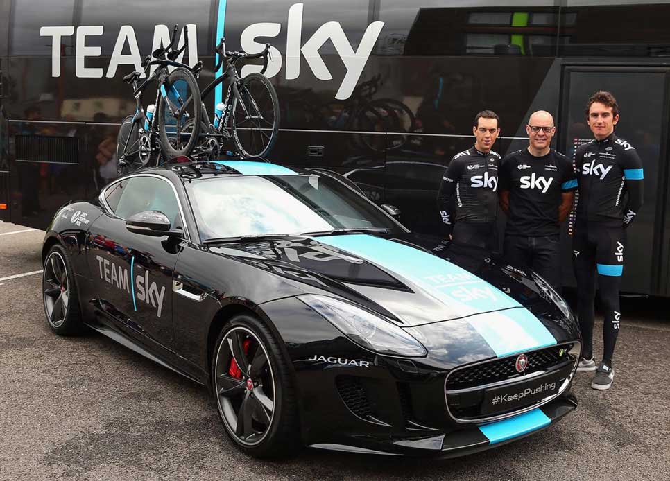 Jaguar F-Type Coupé para la final del Tour de Francia