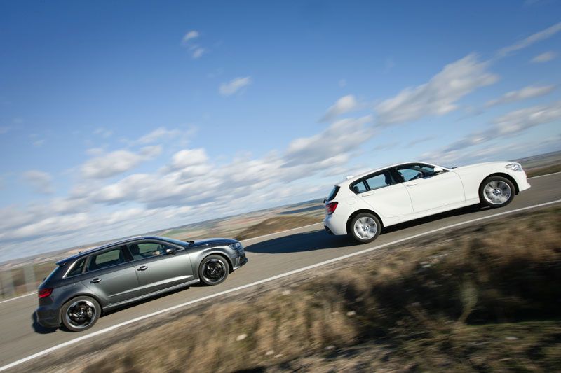 Audi A3 Sportback 2.0 TDI 184 quattro S-tronic vs BMW 120d 184 xDrive 5p