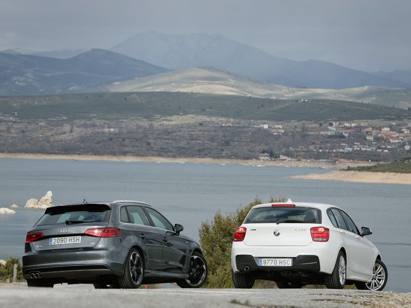 Audi A3 Sportback 2.0 TDI 184 quattro S-tronic vs BMW 120d 184 xDrive 5p