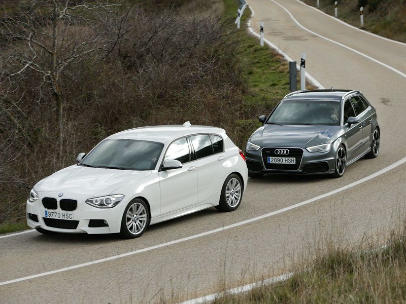 Audi A3 Sportback 2.0 TDI 184 quattro S-tronic vs BMW 120d 184 xDrive 5p