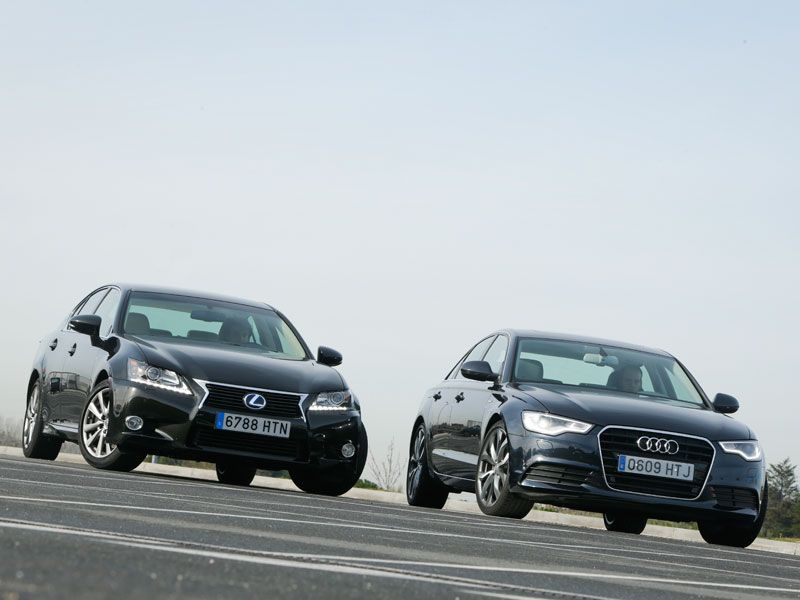 Comparativa: Audi A6 Hybrid 2.0 TFSI vs Lexus GS 300h